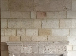 Kronos Limestone cladding on a living room wall